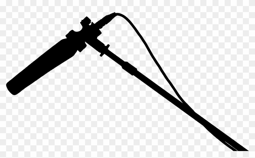 Mic On Boom - Boom Mic Png Clipart