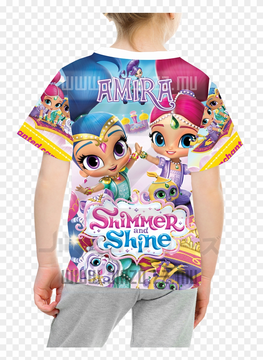 Katalog Jinzo Kids Shimmer And Shine 2 Kaos Anak Shimmer - Shimmer And Shine Birthday Invatation Clipart #345189