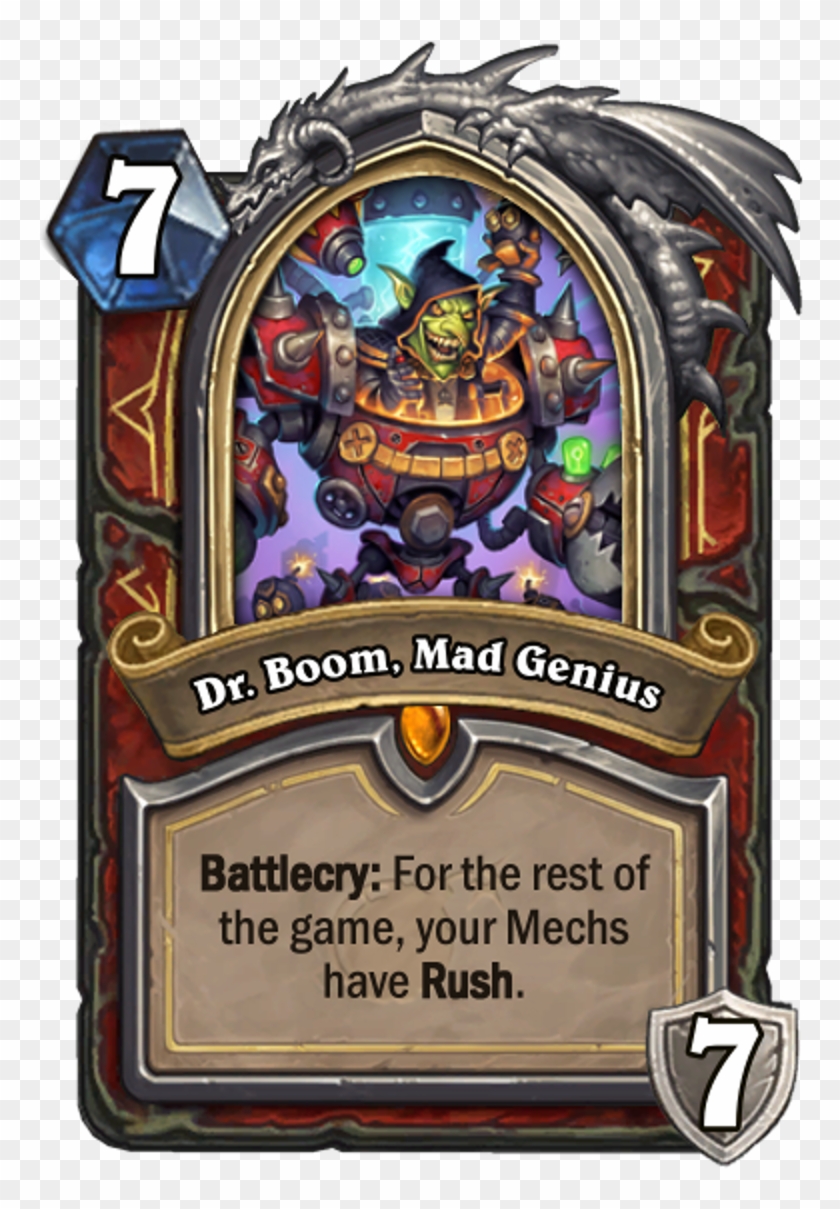 Dr Boom Mad Genius Png Image - Hearthstone Dr Boom Mad Genius Clipart