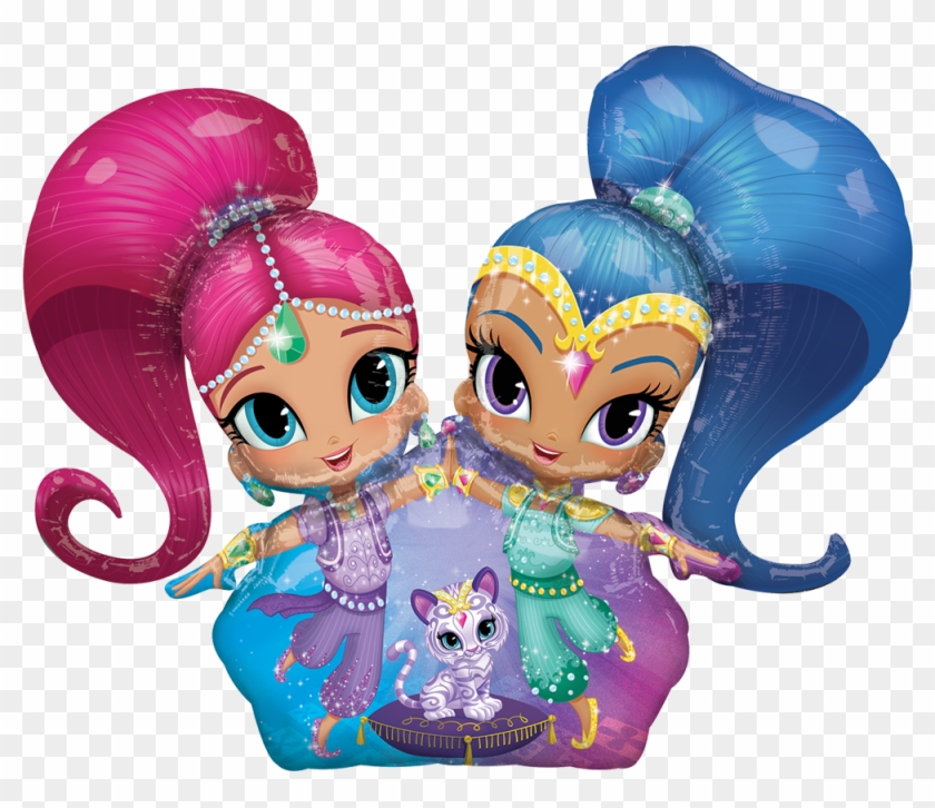 Awk Met Shimmer & Shine - Shimmer And Shine Png Clipart