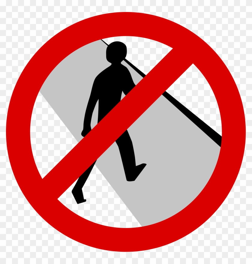 Primary Menu - Don T Cross The Road Clipart