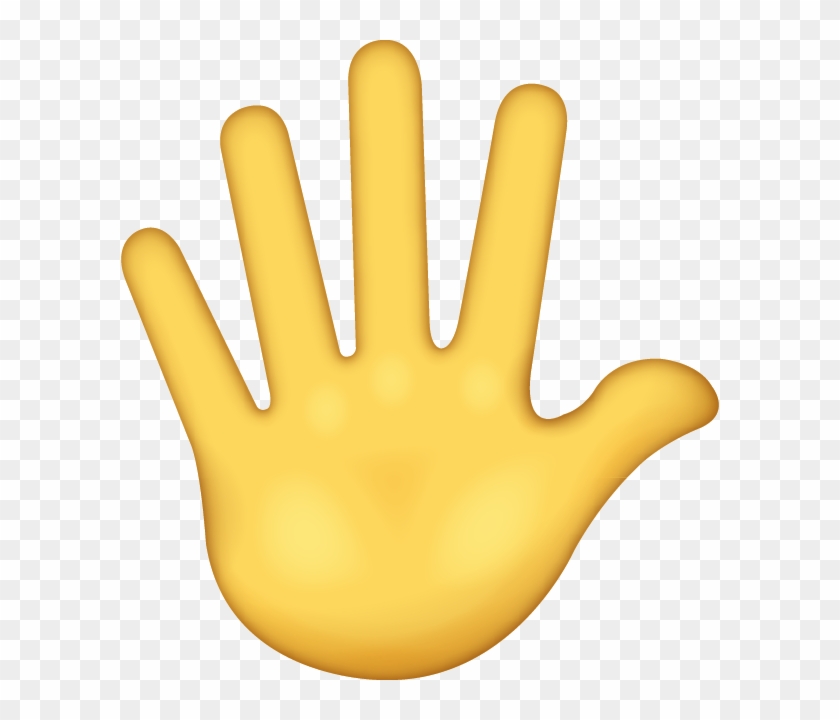 598 X 640 8 - High Five Emoji Png Clipart #346162