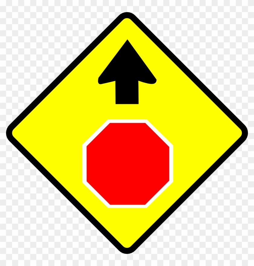 Stop Sign Png - Stop Ahead Signs Clipart