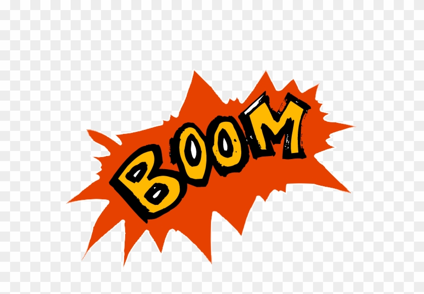 Boom - Comic Book Sound Effects Clipart #346303