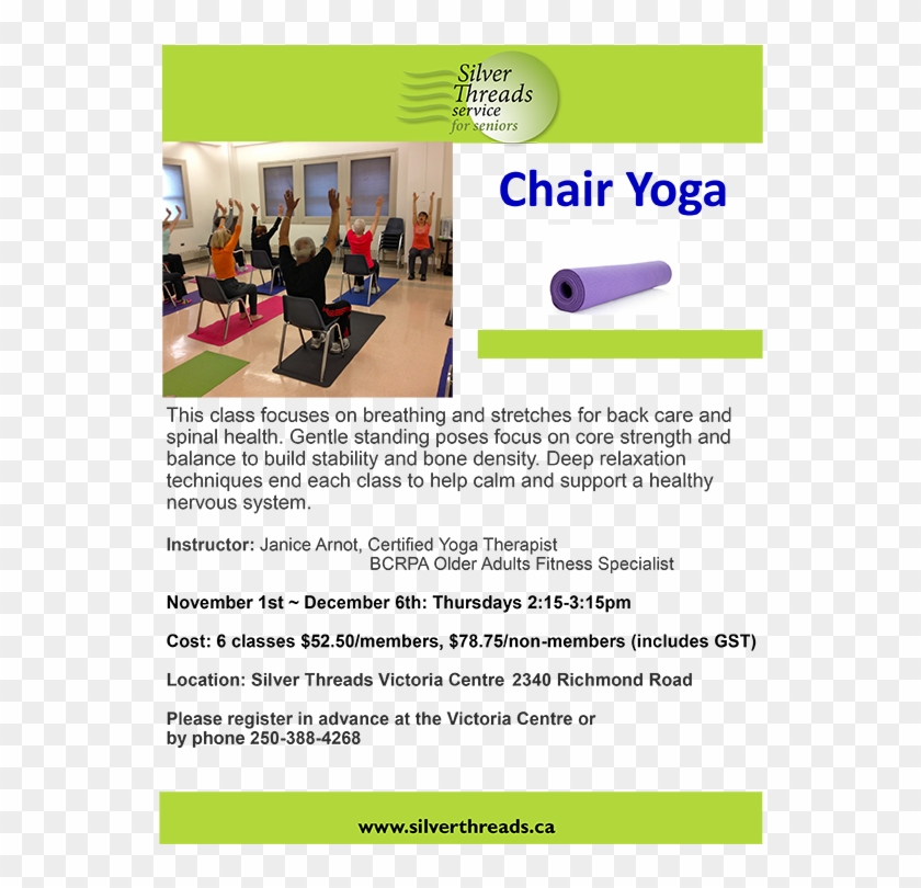 Chair Yoga Nov 1 Dec 6 2018 - Coppertone Clipart #346655