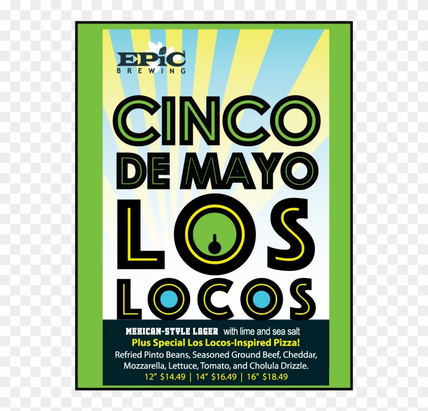 Uptown Cinco De Mayo Celebration - Epic Brewing Clipart #346851