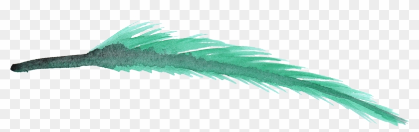 Watercolor Feathers Transparent Png Transparent File - Watercolour Feather Transparent Background Clipart #347600