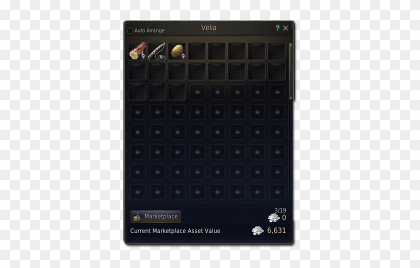 14, 15 August 2017 - Black Desert Clan Inventory Clipart #347646