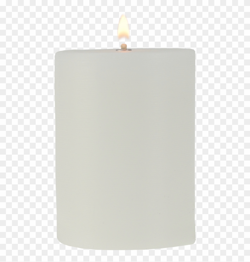 Real Wax Candle With Flame - Advent Candle Clipart