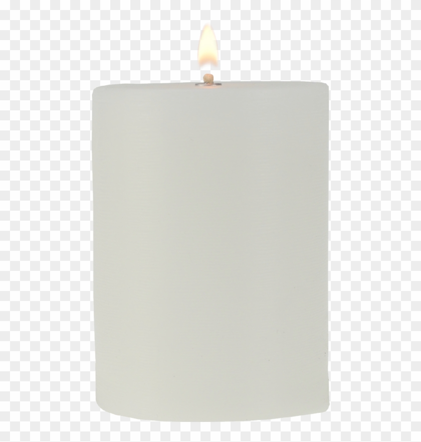 Real Wax Candle With Flame - Advent Candle Clipart #348784