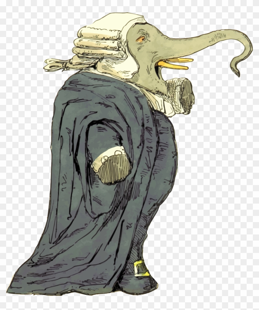 Judge Elephants Court Gavel Computer Icons Clipart #348969