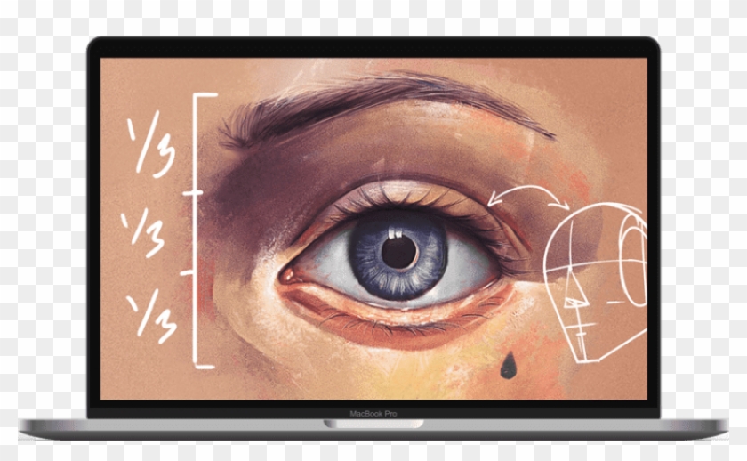 Free Png Download Paint A Realistic Eye Png Images - Eyes Paint Clipart #349128