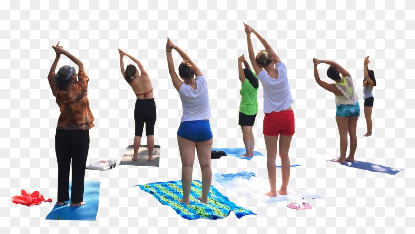 Yoga Group - People Doing Yoga Cut Out Clipart #349255