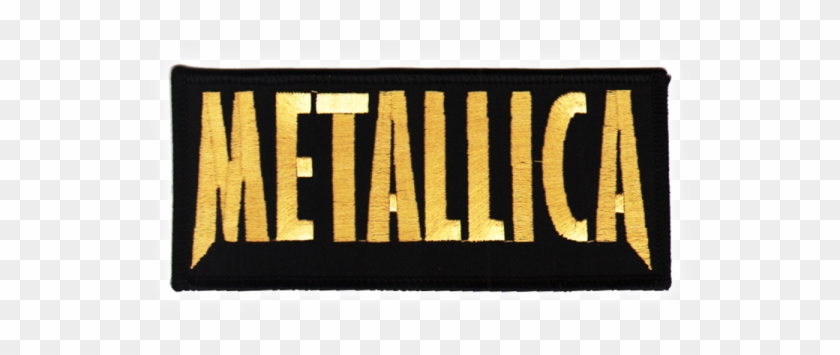 Main Page » Small Patches » Metallica "gold Logo " - Label Clipart