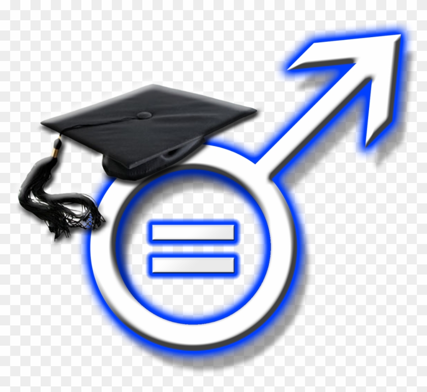 Male Graduation Symbol With Hat And Equal New Bigger Clipart