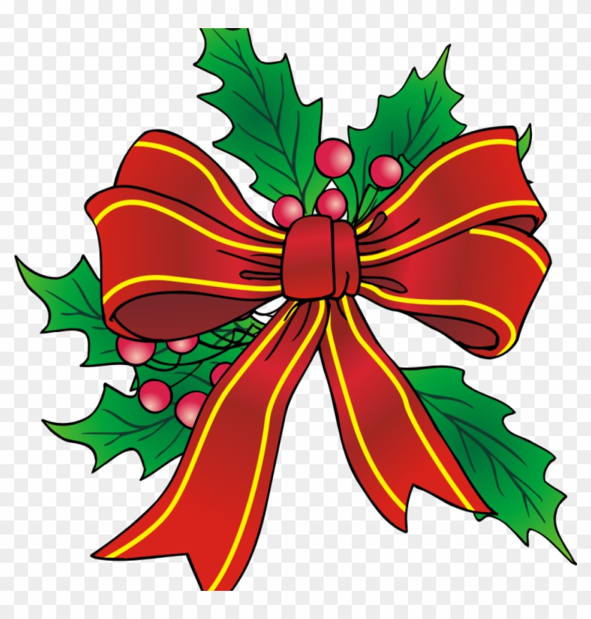 Christmas Bow Clipart Christmas Clip Art Christmas - Free Printable Clip Art Christmas - Png Download #349927