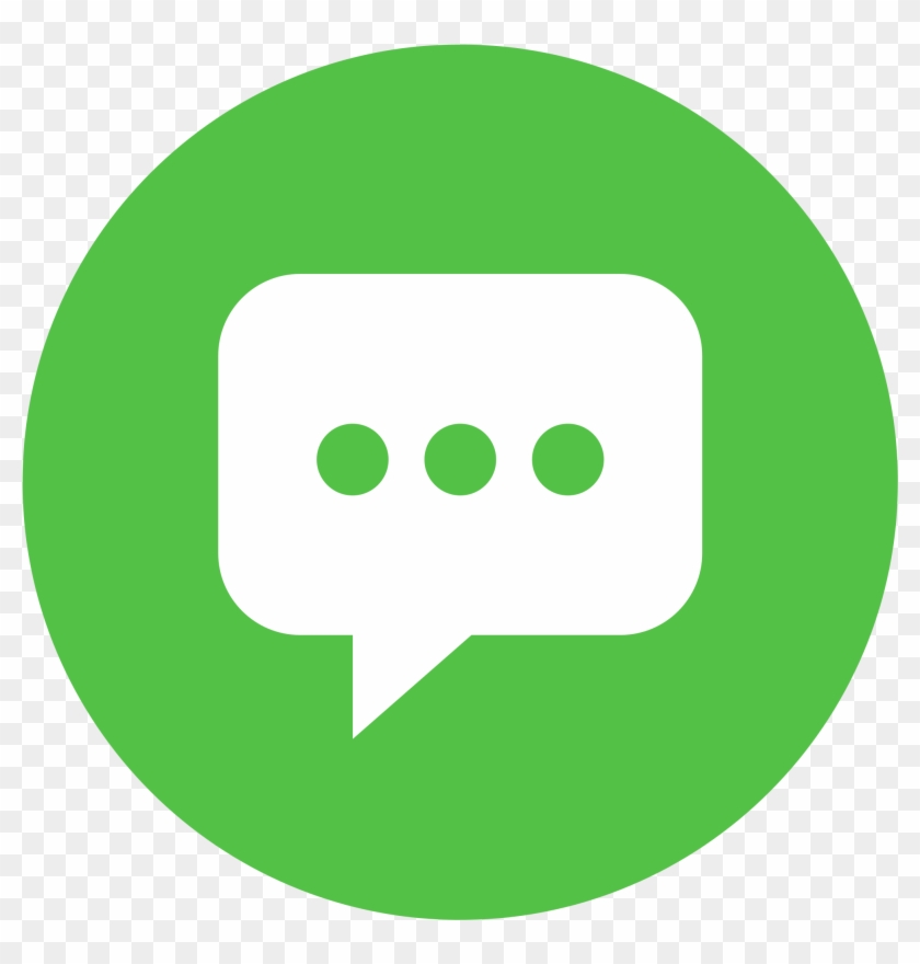 File Speech Icon - Home Icon Green Png Clipart #3400652