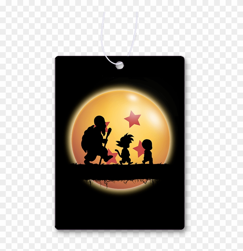 Hakuna Matata Kame Air Freshener - Goku Krillin And Roshi Clipart #3400833