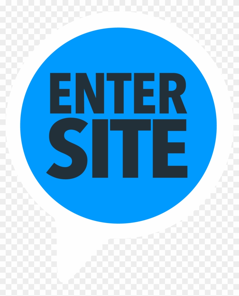 Enter Site Buton - Circle Clipart