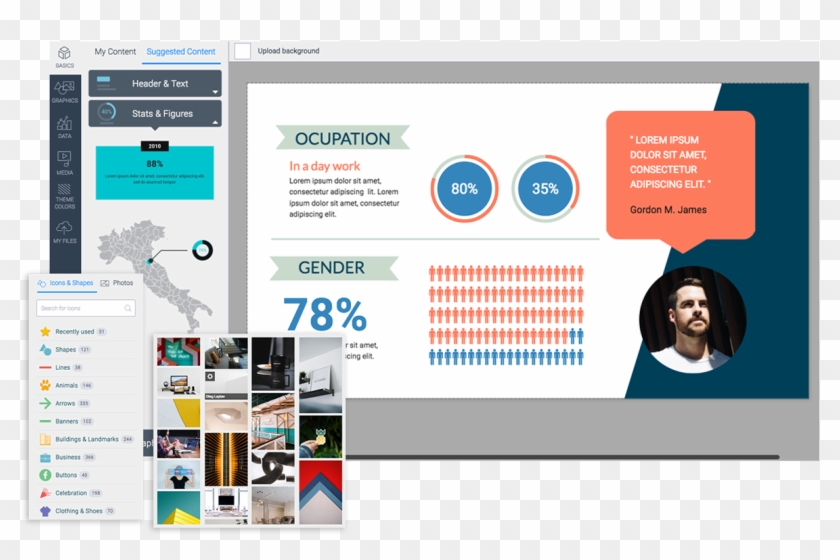 Top 10 Powerpoint Alternatives Compared Visme Interface - Powerpoint Alternatives Clipart