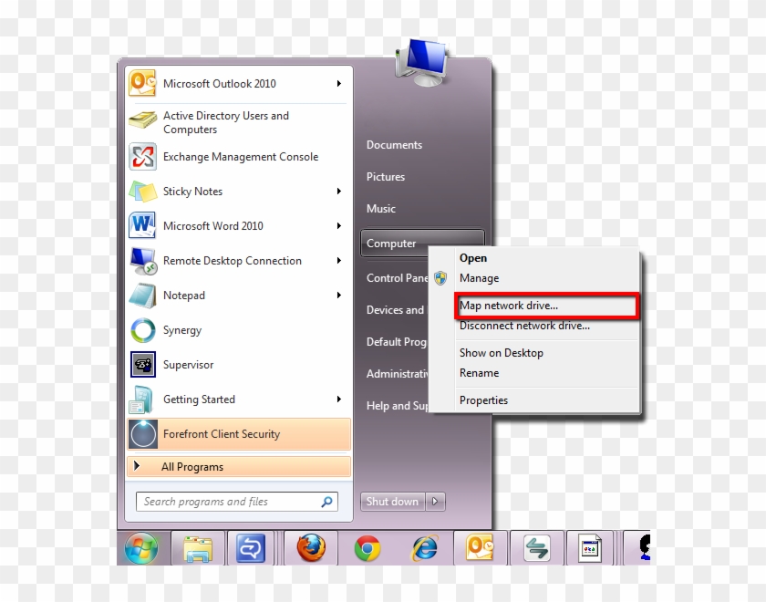 Right-click My Computer, Or Computer On Your Start - Sandisk Windows Clipart