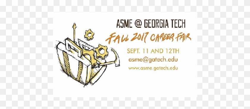 Asme Fall Mechanical Engineering Career Fair - Illustration Clipart