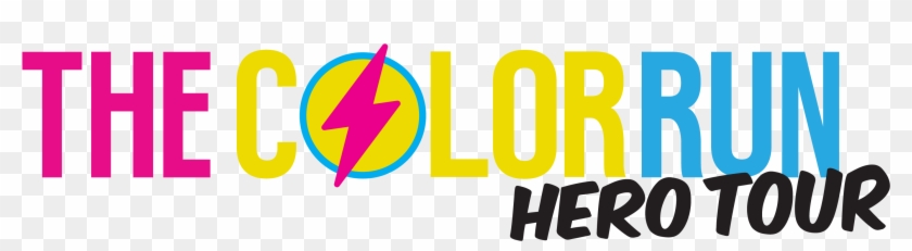 Tcrherologo 02 2 - Color Run Hero Tour 2018 Clipart #3402305