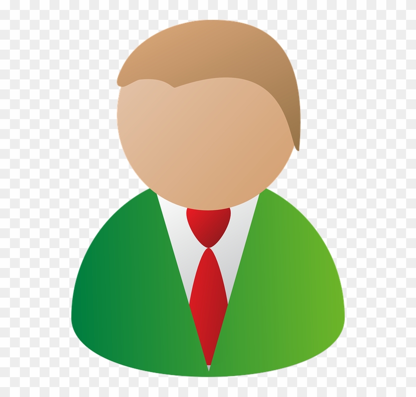 Person Male Head Shoulders Jacket Tie Red People - Person Clip Art - Png Download