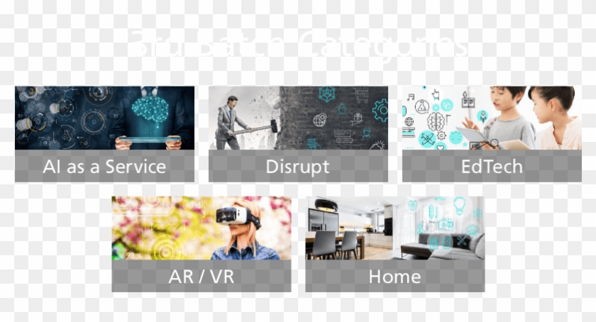 3rd Batch Categories Ai As A Service Disrupt Ed Tech - Collage Clipart #3403137