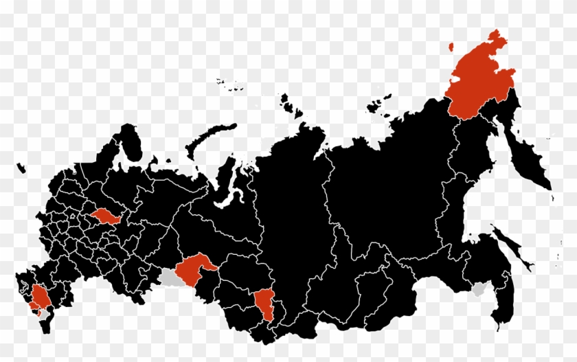 H1n1 Russia Map - Russia Crime Rate 2018 Clipart #3404366