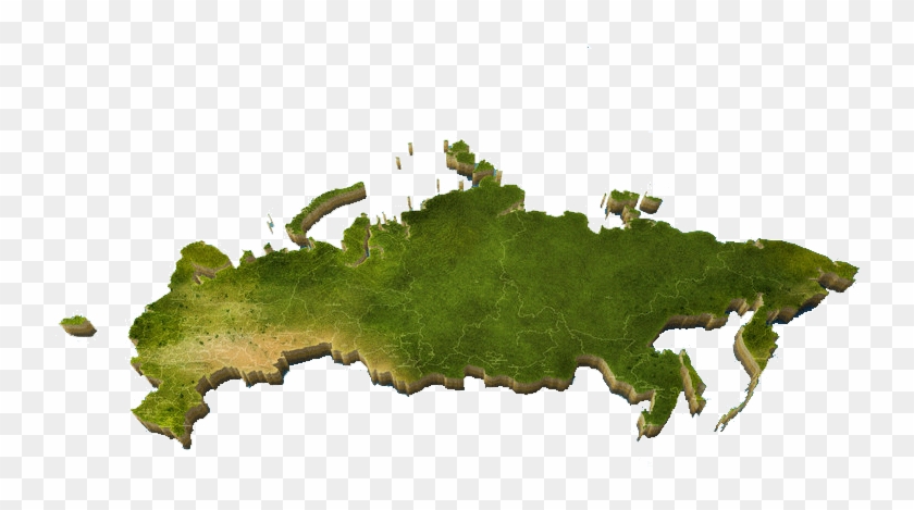 Map Of Russia - Map Of The World Clipart #3404541