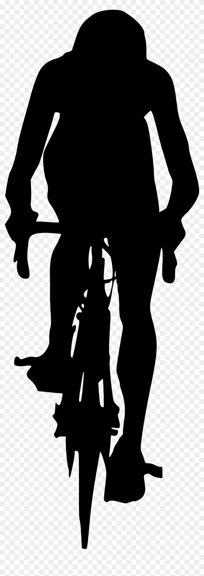 Free Download - People Png Silhouette Bike Clipart #3404634