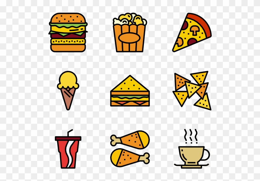 Food And Beverage - Food Menu Cartoon Png Clipart