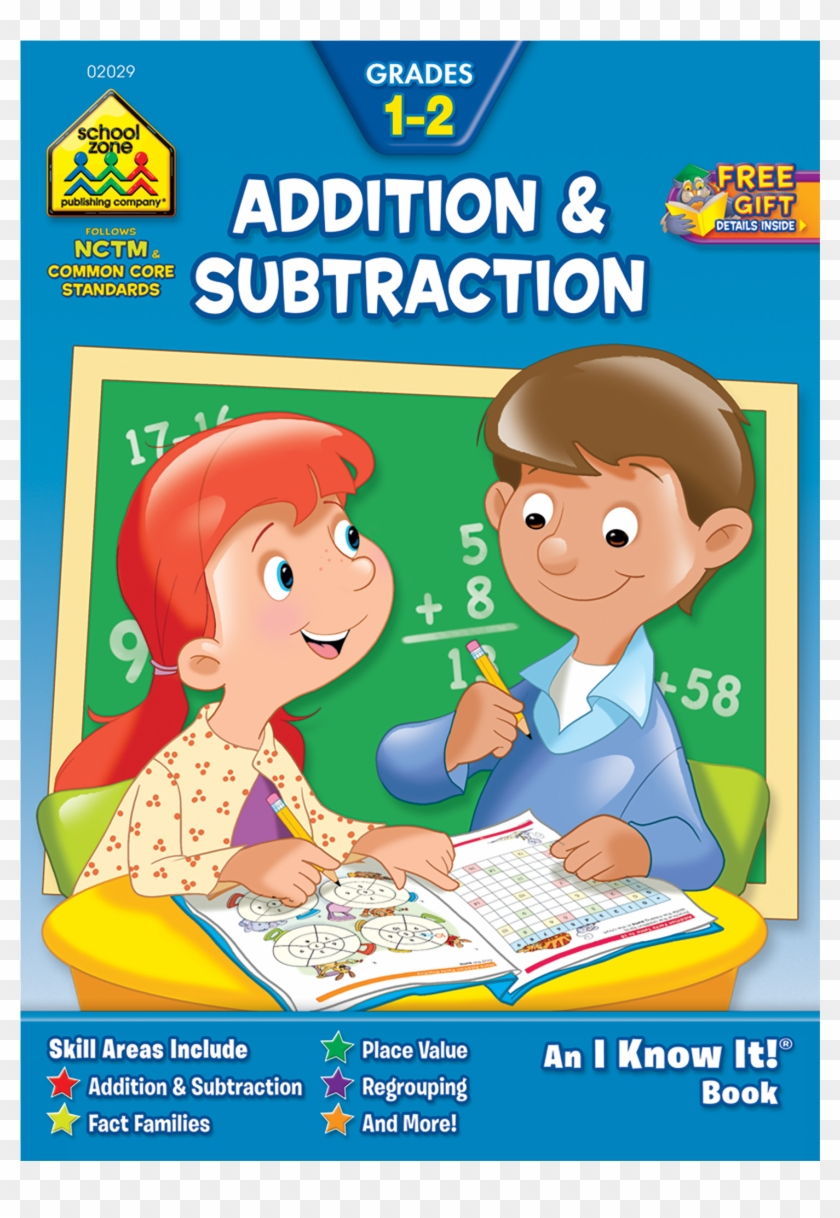Want To Save 10% On - Addition & Subtraction School Zone Workbook Clipart