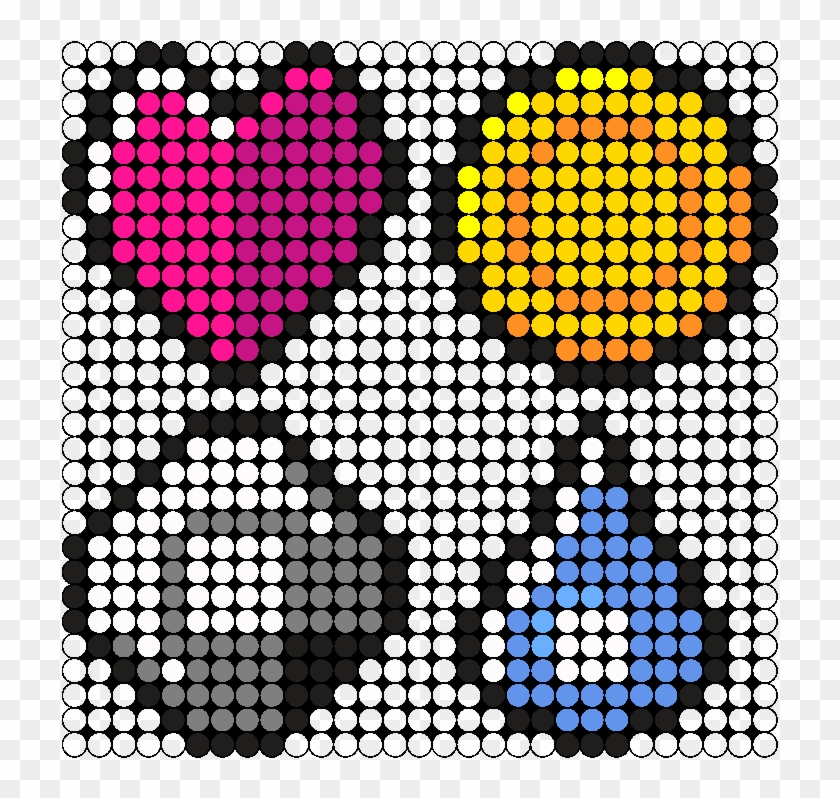 Badge Pokemon Gen1 Perler Bead Pattern / Bead Sprite - Bügelperlen Bombe Clipart #3405418