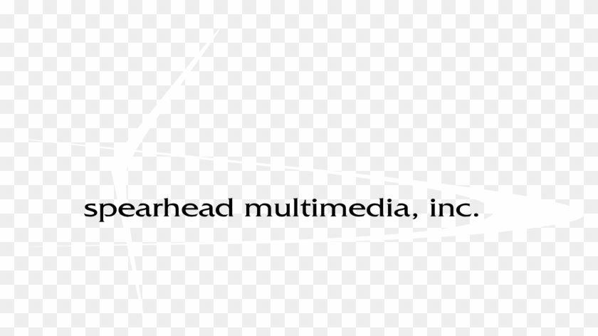 Spearhead Multimedia Logo Black And White - Png Text For Combine Editing Clipart