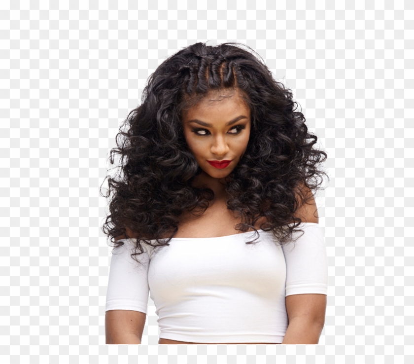 Virgin Brazilian Hair - Sensationnel Hazel Half Wig Clipart