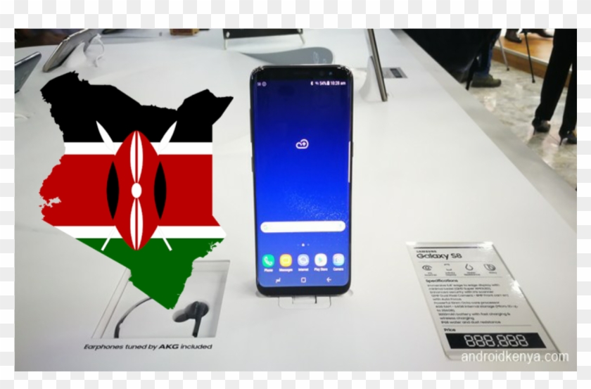 The Samsung Galaxy S8 Smartphone Is Now Available In - Kenya Flag Clipart #3406366