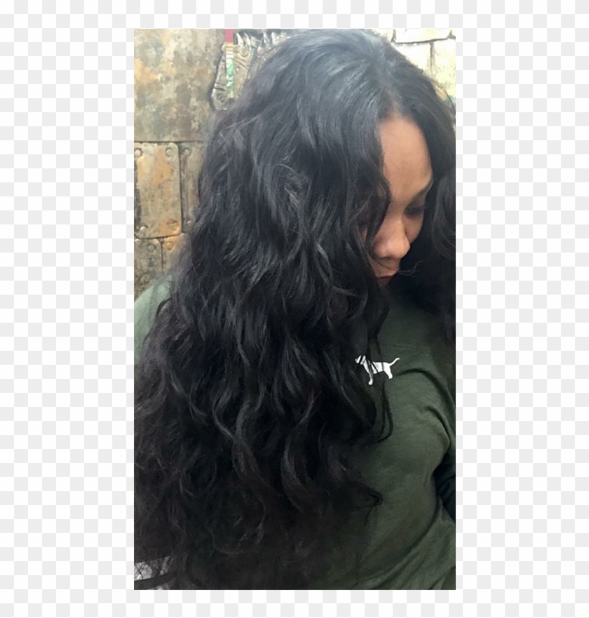 Virgin Indian Wavy - Lace Wig Clipart #3406455