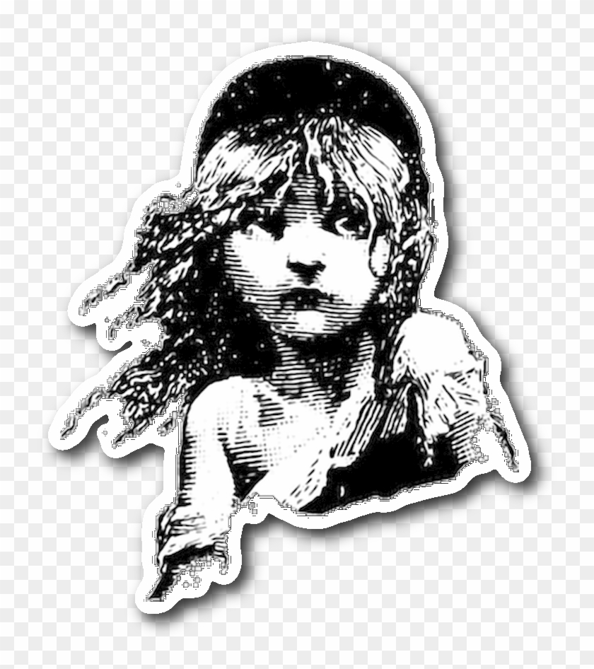 Les Mis Cosette Drawing Clipart #3406746