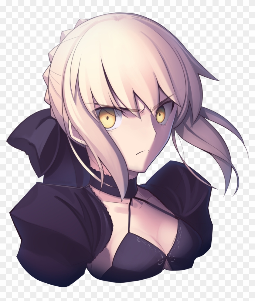 Danbooru - Fate Saber Alter Angry Clipart
