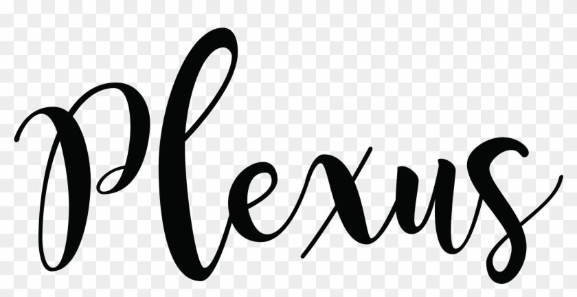 Plexus - - Calligraphy Clipart #3407203