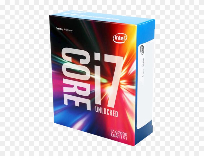 Intel Cpu I7-6700k Box - Intel Core I7 6700k Clipart #3407269