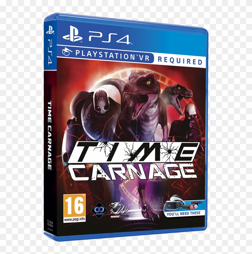 Play As A Trophy Hunter As You Traverse Through Time - Time Carnage Ps4 Clipart #3407799