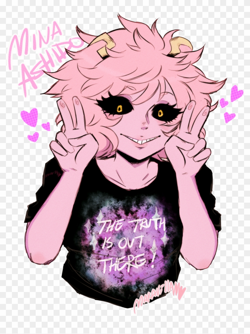 “it's Ya Girl, Mina Ashido I Had A Blast Today Drawing - Transparent Mina Ashido Png Clipart