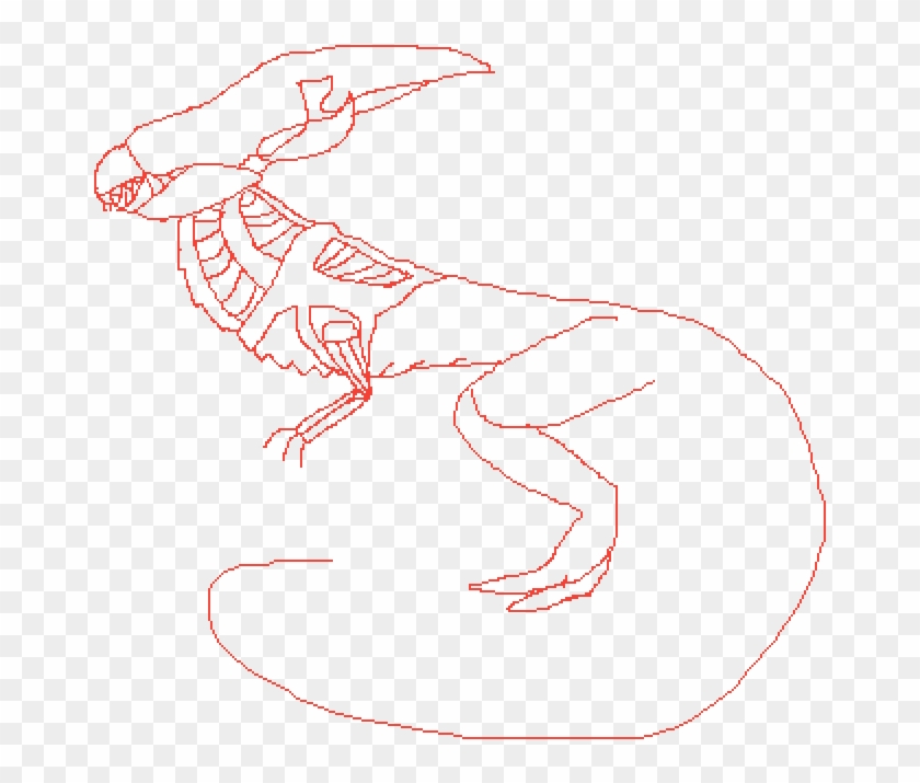 Xenomorph Queen - Sketch Clipart