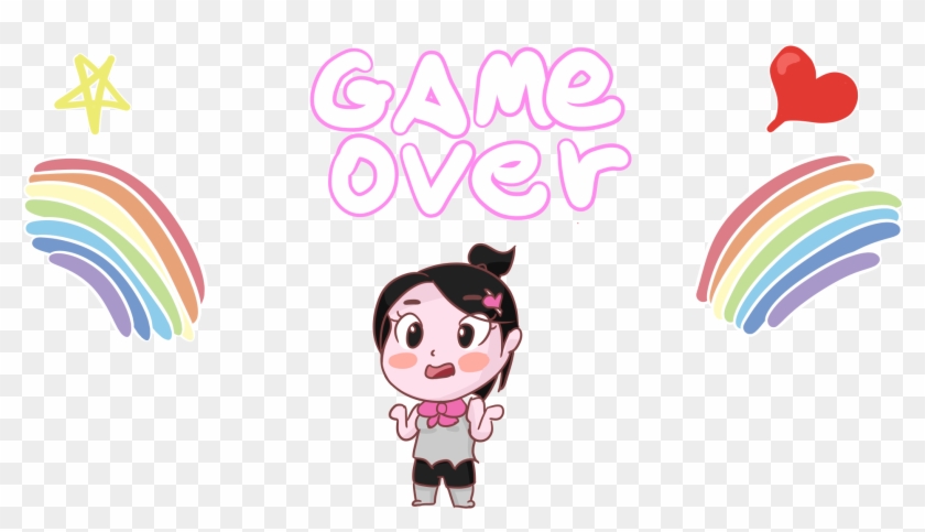 261kib, 1980x1080, Gameover - Cartoon Clipart #3409114