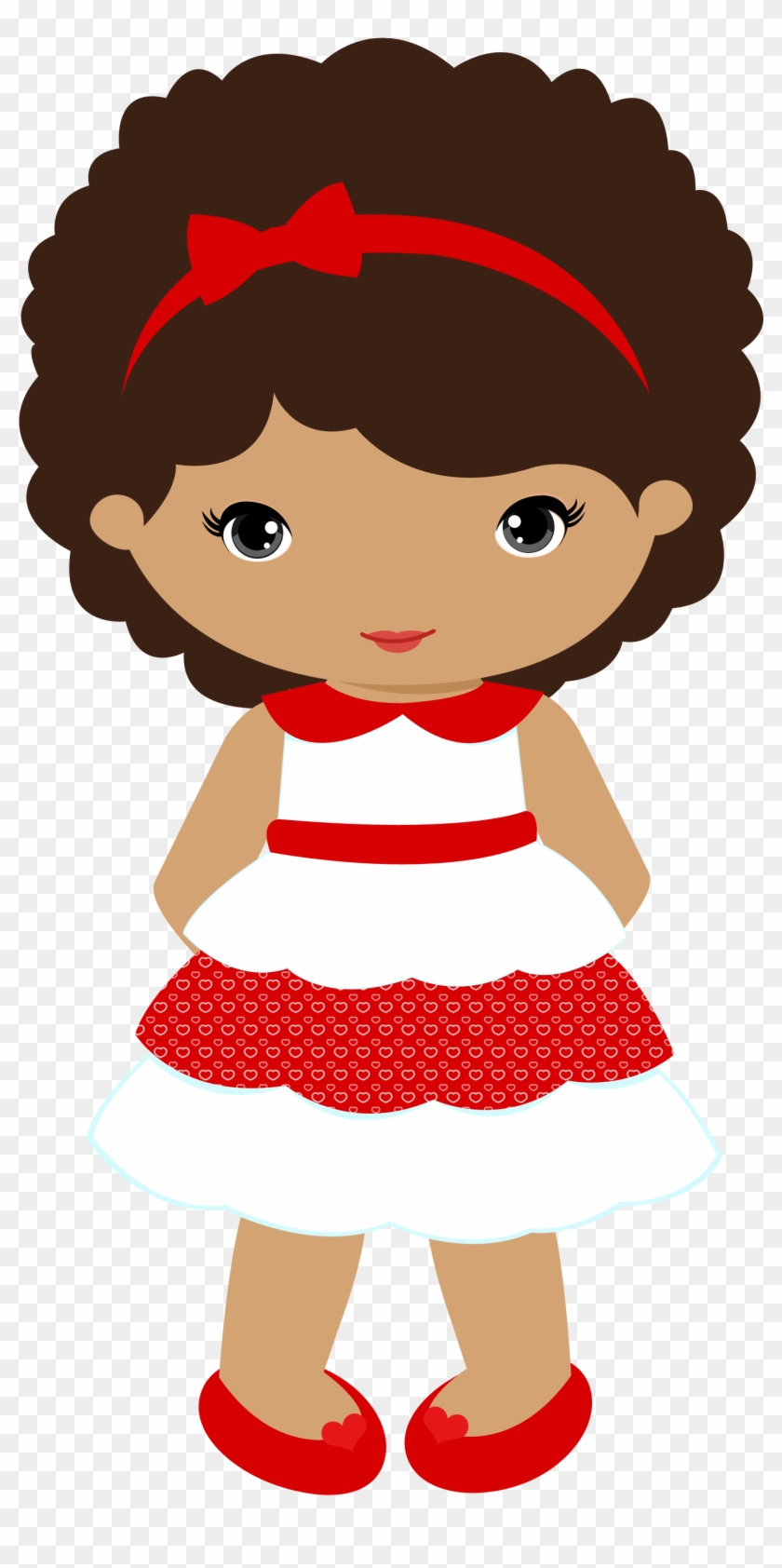 Boneco Desenho Png - Desenho Boneca Cabelo Cacheado Clipart