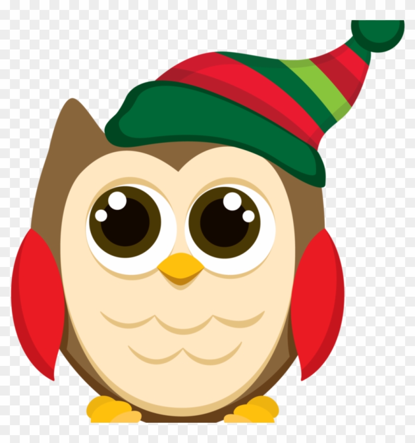 Christmas Owl Clipart Clip Art Patterns Holiday Themes - Owl Christmas Clipart - Png Download #3409474