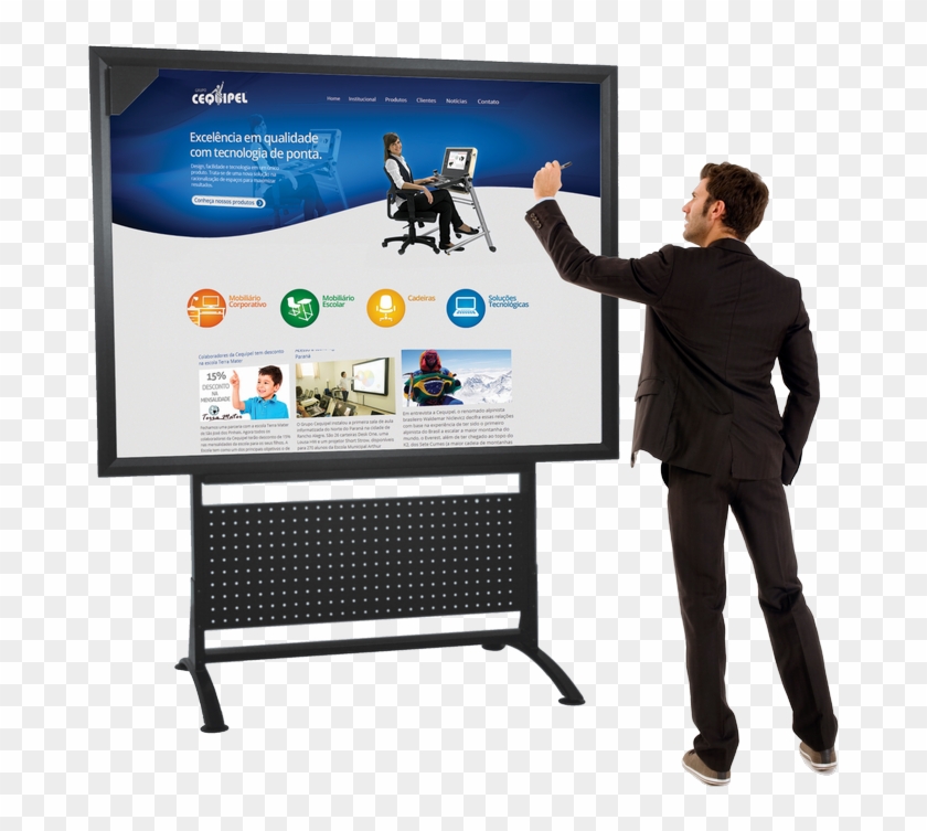 Lousa S3 Pedestal Catal - Lousa Digital Clipart